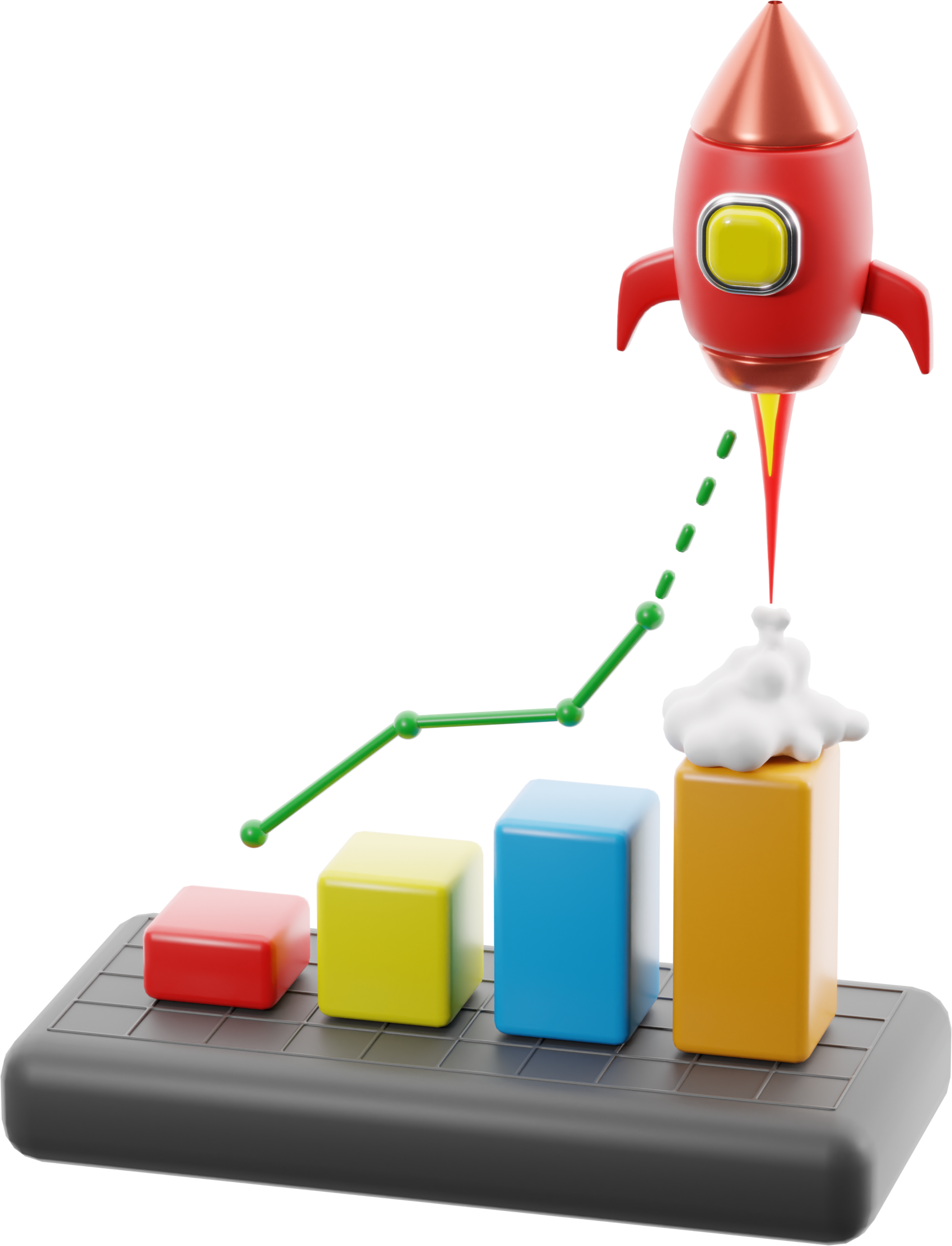 Growth analytics illustration