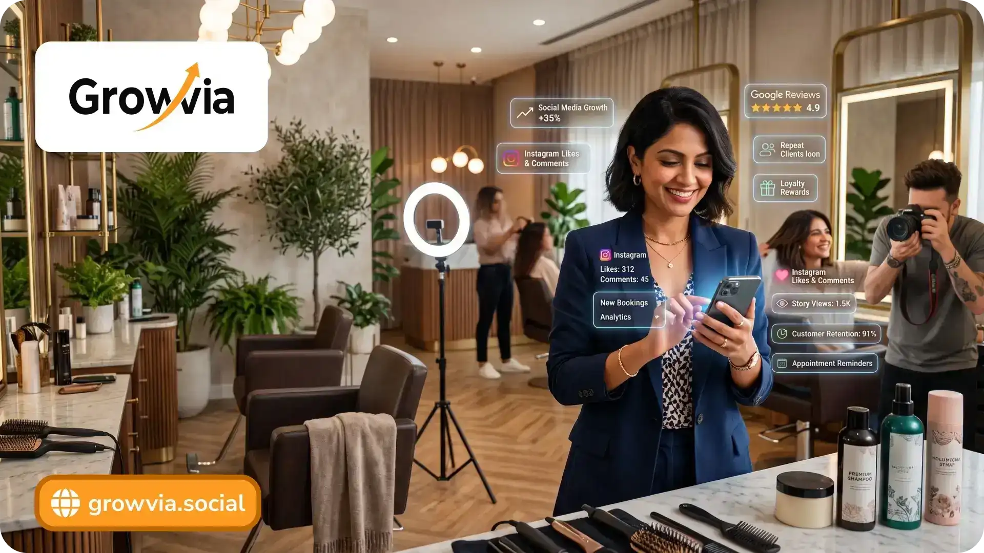 Social Media Marketing for Salons: The Complete Guide to Attract More Clients