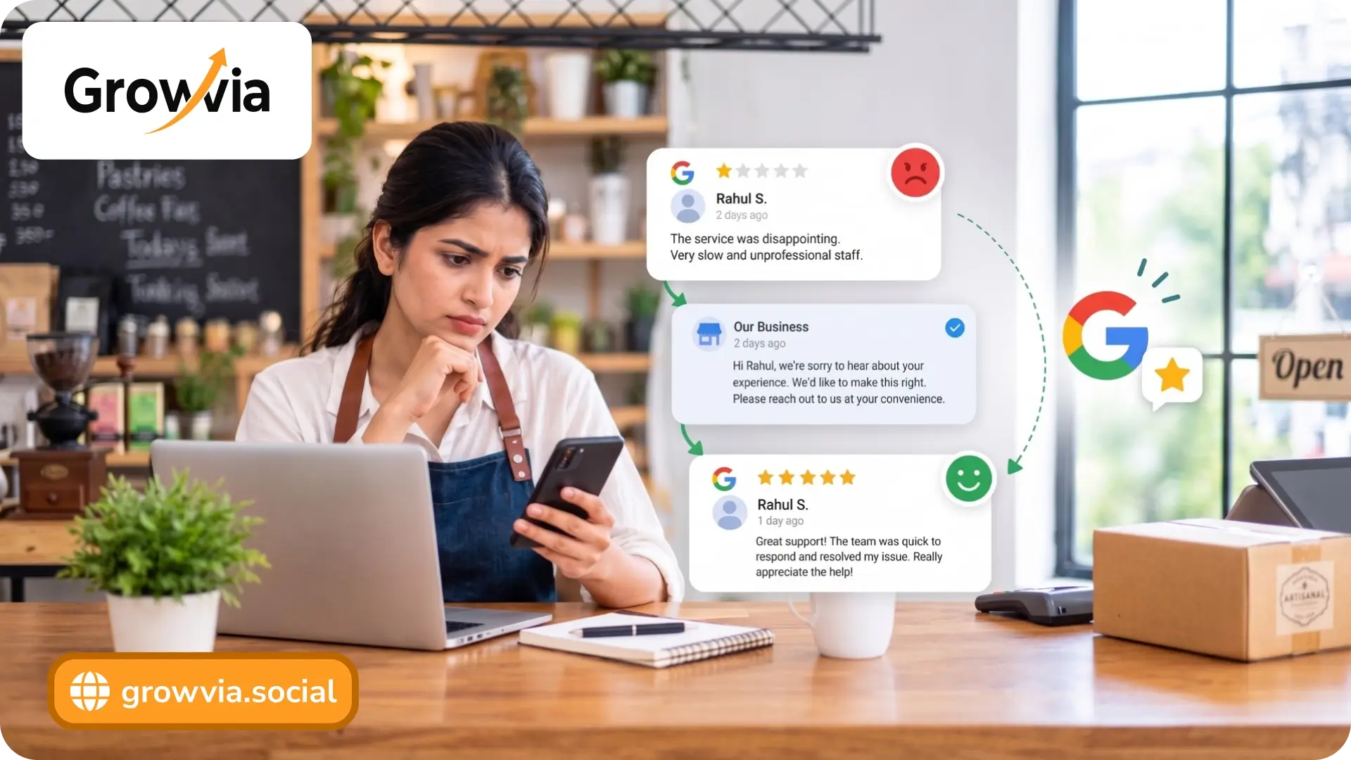 negative Google reviews